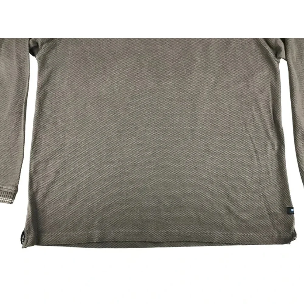 Pure‎ & Simple Brown Mens Long Sleeve Crew Neck Pullover Sweater Size XL